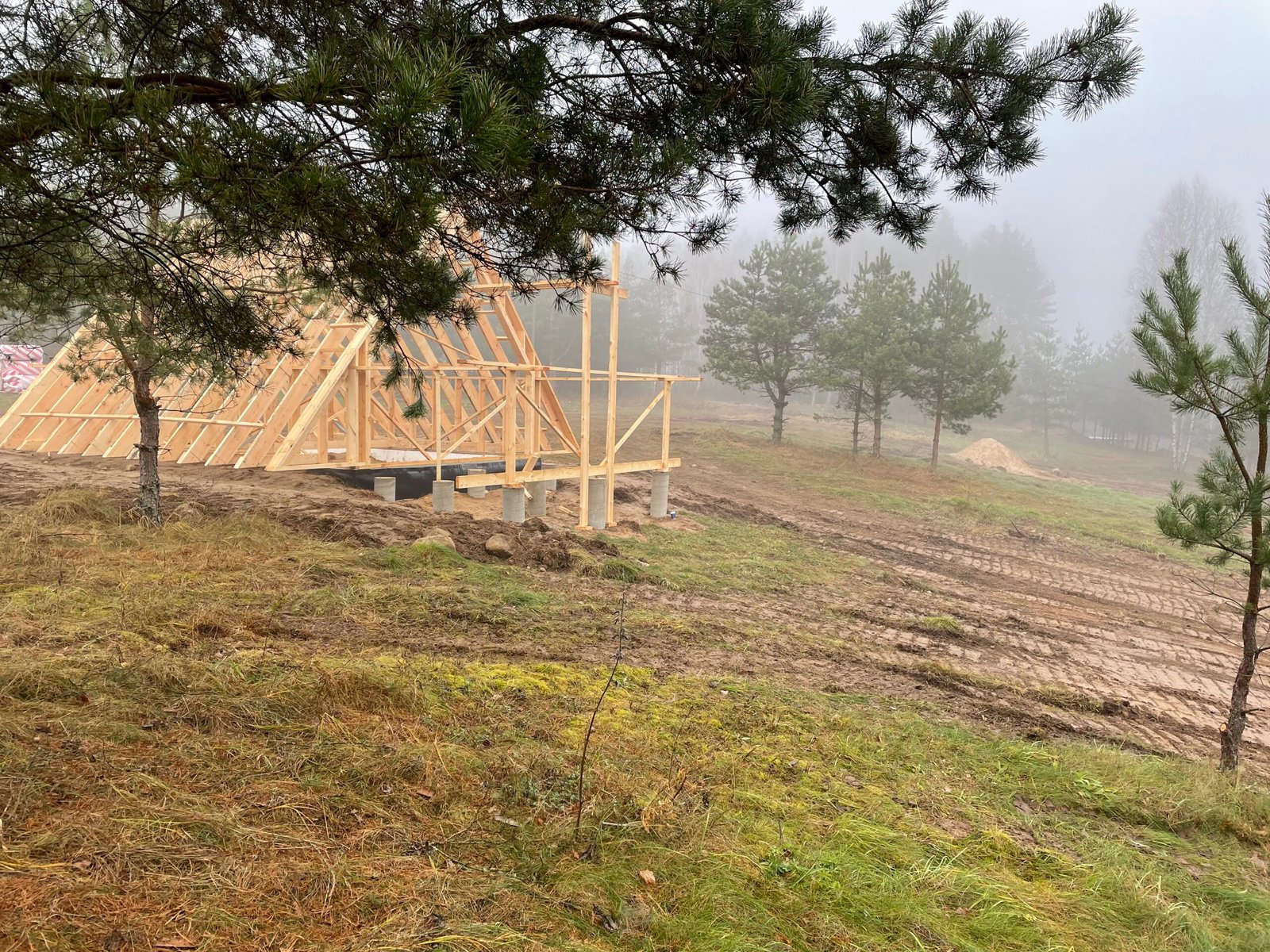 Namelių nuoma prie ežero Aušrinėje, nakvynė dviems, savaitgalio poilsis gamtoje